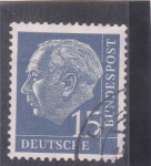 Sellos de Europa - Alemania -  presidente Theodor Heuss