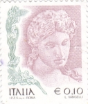 Stamps Italy -  la mujer en el arte