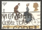 Stamps United Kingdom -  872 - Bicicleta de paseo del siglo 19