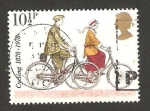Sellos de Europa - Reino Unido -  873 - 50 anivº de Touring Club Ciclista y de la Federación ciclista británica, bici del año 1920
