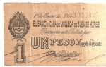 monedas del Mundo : America : Argentina :  billete