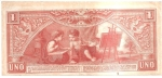 monedas del Mundo : America : Argentina :  billete reverso