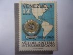 Stamps Venezuela -  Año del Sistema Interamericano 1890-1965.