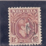 Stamps Nigeria -  rey George VI