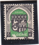 Stamps Algeria -  escudo de Oran 