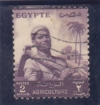 Stamps Egypt -  agricultor