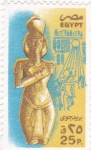 Sellos del Mundo : Africa : Egipto : figura egipcia