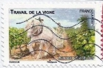 Stamps France -  Trabajo en el viñedo 