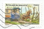 Stamps France -  Carruaje