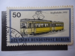 Stamps Germany -  Strabenbabn 1950.