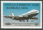 Sellos del Mundo : America : Antigua_y_Barbuda : Boeing 747 (211)