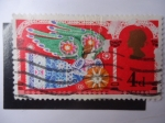 Stamps United States -  Navidad.
