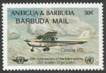 Sellos de America - Antigua y Barbuda -  Cessna 172 (208)