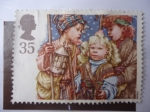 Stamps United Kingdom -  Navidad 1994.