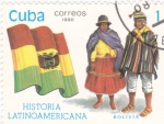 Sellos del Mundo : America : Cuba :  Bolivia-História latinoamericana