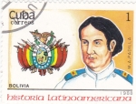 Stamps Cuba -  M.A.Padilla-História latinoamericana