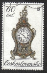 Stamps : Europe : Czechoslovakia :  Relojes del siglo XVIII, reloj rococó