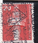 Sellos de Europa - Alemania -  torre