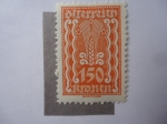 Stamps : Europe : Austria :  Cifras.