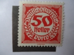Stamps Austria -  Cifras.