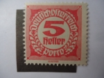 Stamps Austria -  Cifras - S/j75.