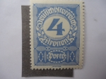 Stamps Austria -  Cifras. 4Kr Corona Austro Húngara. Postage Due.