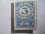 Stamps Austria -  Cifras. 3Kr Corona Austro Húngara. Postage Due.