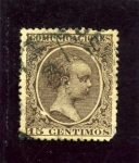 Stamps Spain -  Alfonso XIII. Tipo Pelon