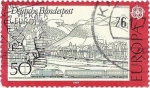 Stamps : Europe : Germany :  SERIE EUROPA. PAISAJES. PAISAJE DEL RIN Y LAS SIETE COLINAS. YVERT DE 782