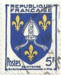 Sellos de Europa - Francia -  SERIE ESCUDOS PROVINCIALES. SAINTONGE. YVERT FR 1005