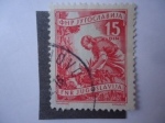 Stamps Yugoslavia -   Cultivo y Recolección de Girasoles