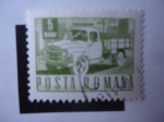Stamps Romania -  Vehículo de Transporte.