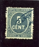 Stamps Spain -  Cifras