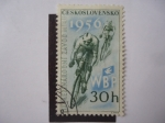 Stamps Czechoslovakia -  IX Competencia Internacional por la Paz.