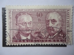 Stamps : Europe : Czechoslovakia :  Centenario de la fundación de la Unidad CS. Las Matemáticas y la Física -Karel Petr y Frantisek Zavi