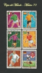 Stamps United Arab Emirates -  Copa del Mundo - México 70