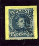 Stamps Spain -  Alfonso XIII. Tipo Cadete