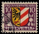 Stamps Switzerland -  SG J 53