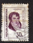 Sellos de America - Argentina -  Gen. Manuel Belgrano