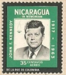 Sellos de America - Nicaragua -  John F Kennedy (1917-1963)