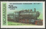 Stamps Nicaragua -  Locomotora American