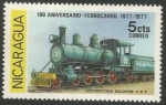 Stamps : America : Nicaragua :  Locomotora Baldwin