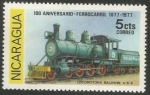 Stamps Nicaragua -  Locomotora Baldwin