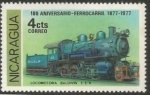 Stamps Nicaragua -  Locomotora Baldwin