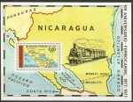 Stamps : America : Nicaragua :  100 Aniversario del Ferrocarril