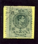 Stamps Spain -  Alfonso XIII. Tipo Medallon