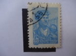 Stamps Russia -  Altos hornos Siderúrgicos - Trabajador-Metalurgia