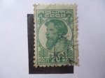 Stamps Russia -  Rusia-URSS-CCCP . Granjero Colectivo