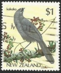 Sellos de Oceania - Nueva Zelanda -  Kokako (949)