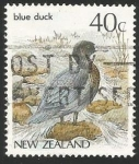 Sellos de Oceania - Nueva Zelanda -  Blue duck (1003)